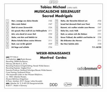 CD Tobias Michael: Musicalische Seelunlust - Sacred Madrigals