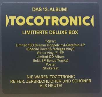 2LP/CD/SP/Caja Tocotronic: Nie Wieder Krieg LTD | CLR