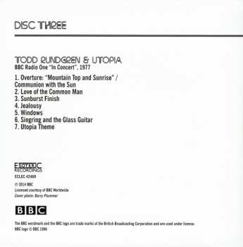 3CD/DVD/Caja Todd Rundgren: At The BBC 1972-1982