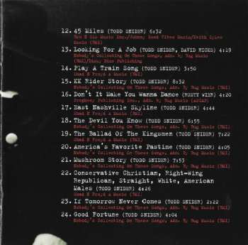 2CD Todd Snider: Live (The Storyteller)