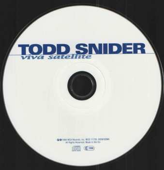 CD Todd Snider: Viva Satellite
