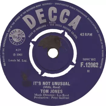 Tom Jones: It's Not Unusual