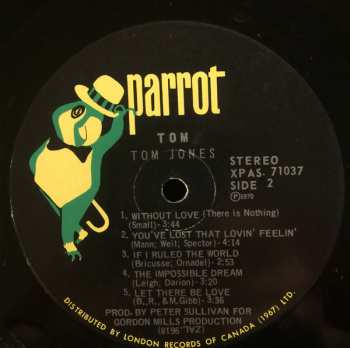 LP Tom Jones: Tom