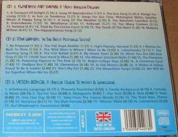 3CD/Caja Tom Lehrer: The Very Best Of Tom Lehrer, Victor Borge And Flanders & Swann