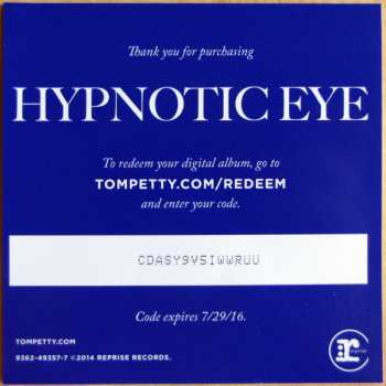 LP Tom Petty And The Heartbreakers: Hypnotic Eye