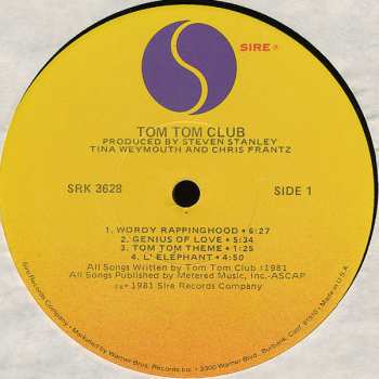 LP Tom Tom Club: Tom Tom Club