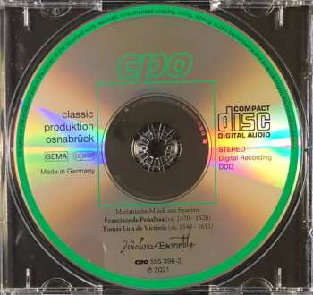 CD Tomás Luis De Victoria: Marianische Musik Aus Spanien