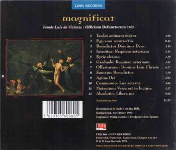 CD Tomás Luis De Victoria: Officium Defunctorum - Magnificat