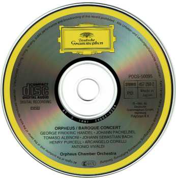 CD Johann Sebastian Bach: Orpheus / Baroque Concert