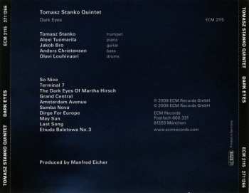 CD Tomasz Stańko Quintet: Dark Eyes