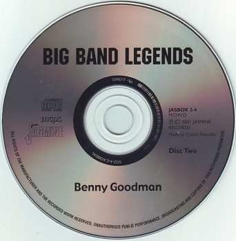 4CD Benny Goodman: Big Band Legends