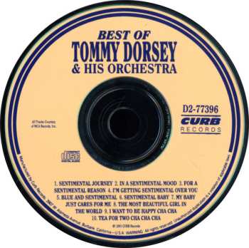 CD Tommy Dorsey And His Orchestra: Best Of Tommy Dorsey & His Orchestra