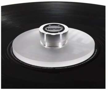 Técnica de áudio Tonar Record Player Clamp Černá