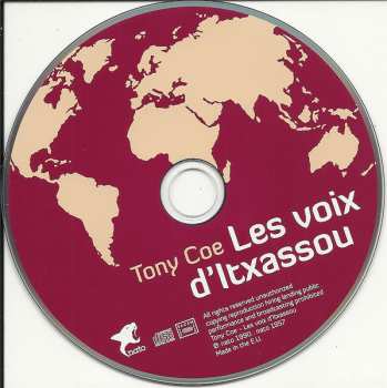 CD Tony Coe: Les Voix D'Itxassou