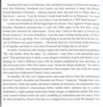 CD Tony Conrad: Outside The Dream Syndicate