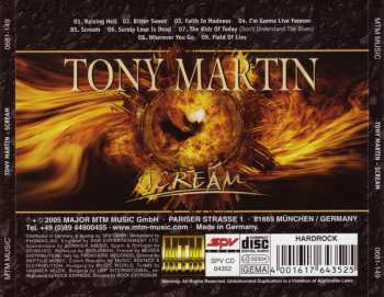 CD Tony Martin: Scream