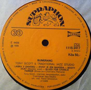 LP Traditional Jazz Studio: Bumerang