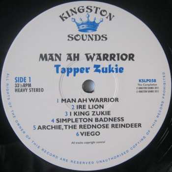 LP Tapper Zukie: Man Ah Warrior