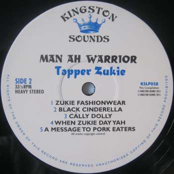 LP Tapper Zukie: Man Ah Warrior