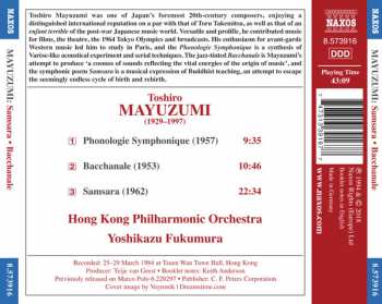 CD Toshiro Mayuzumi: Samsara, Phonologie Symphonique, Bacchanale