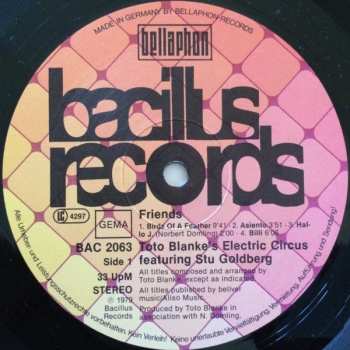 LP Toto Blanke's Electric Circus: Friends