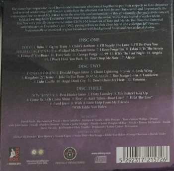3CD Toto: Jeff Porcaro Tribute Concert 1992