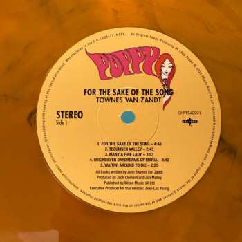 LP Townes Van Zandt: For The Sake Of The Song CLR | LTD