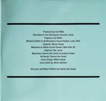 2LP Townes Van Zandt: Live At The Old Quarter, Houston, Texas