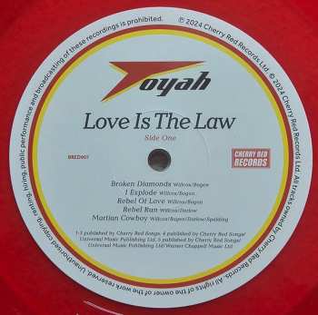 LP Toyah: Love Is The Law CLR