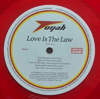 LP Toyah: Love Is The Law CLR