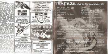 CD Trapeze: Live At The Boat Club 1975