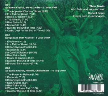 3CD Travis & Fripp: Between The Silence
