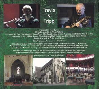 3CD Travis & Fripp: Between The Silence