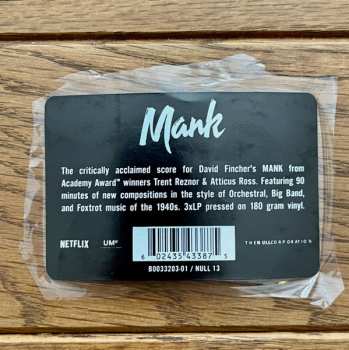 3LP/Caja Trent Reznor: Mank: The Original Musical Score DLX