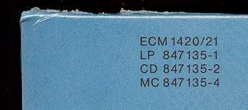 2LP Keith Jarrett Trio: Tribute