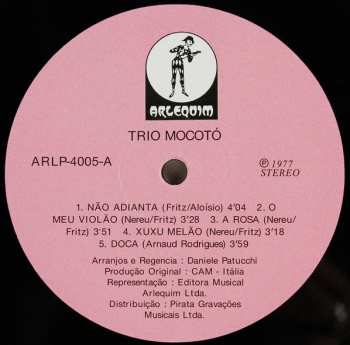 LP Trio Mocotó: Trio Mocotó