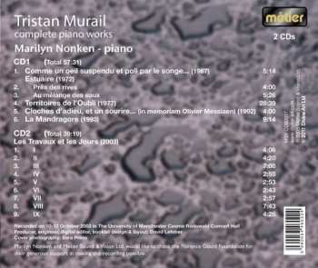 2CD Tristan Murail: The Complete Piano Music