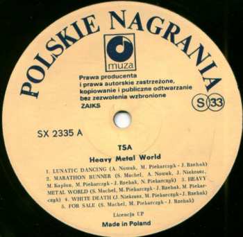 LP TSA: Heavy Metal World