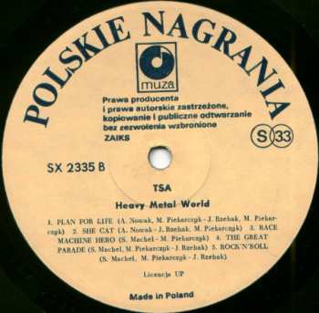 LP TSA: Heavy Metal World
