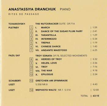 SACD Pyotr Ilyich Tchaikovsky: Rites De Passage