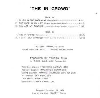 CD Tsuyoshi Yamamoto Trio: The In Crowd