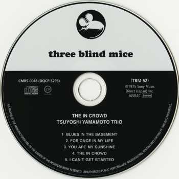 CD Tsuyoshi Yamamoto Trio: The In Crowd