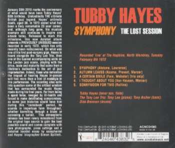 CD Tubby Hayes: Symphony (The Lost Session)