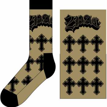 Merch Tupac: Calcetines tobilleros Crosses