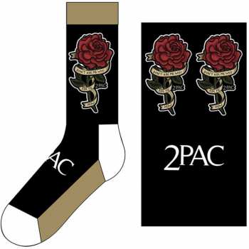 Merch Tupac: Calcetines tobilleros Rose