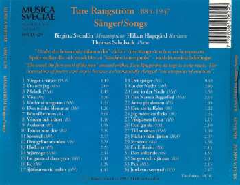 CD Ture Rangström: Sånger / Songs
