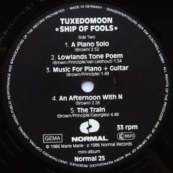 LP Tuxedomoon: Ship Of Fools