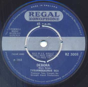 Album Tyrannosaurus Rex: Debora