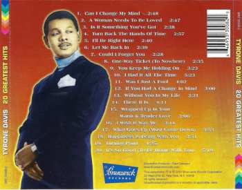 CD Tyrone Davis: 20 Greatest Hits
