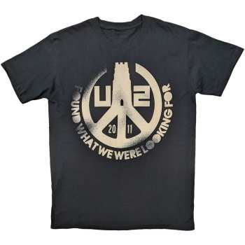 Mercancía U2: U2 Unisex T-shirt: Found What We Were Looking For 2011 (ex-tour) (medium) M